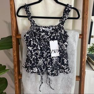 Zara / Corsetted Print Tank